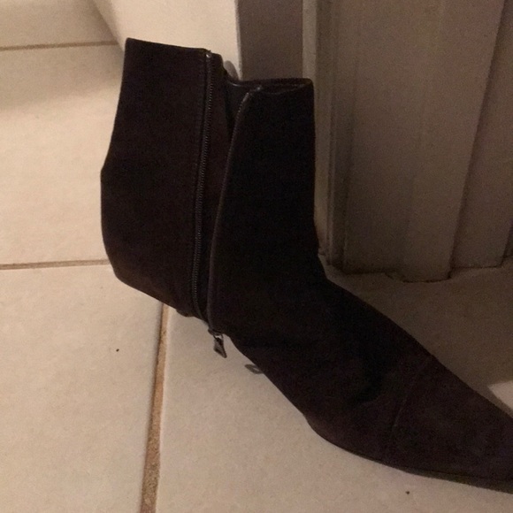 Prada Suede brown short boots - Picture 1 of 4
